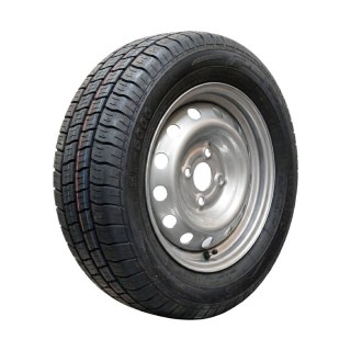 Komplettrad 185 R14C 5½Jx14H2 ET30 57/100/4 Stahl Kargomax ST-6000 M+S Silbergrau