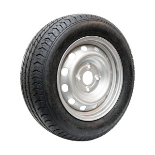 pneu + roue 185 R14C 5½Jx14H2 ET30 57/100/4 métal R701 M+S gris argent