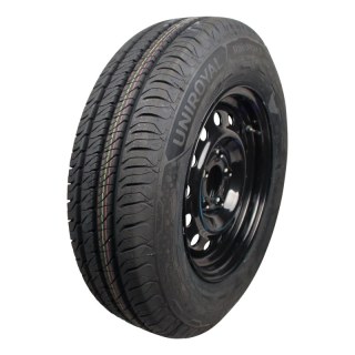 pneu + roue 185 R14C 5½Jx14H2 ET30 66,5/112/5 métal Rain Max 5 noir
