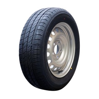 pneu + roue 185/65 R14 5½Jx14H2 ET30 66,5/112/5 métal AW-414 M+S gris argent