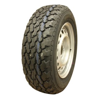 luchtband + wiel 185/70 R13C 6Jx13H2 ET30 67/112/5 staal Savero M+S zilvergrijs