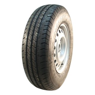 pneu + roue 195 R14C 6Jx14H2 ET-5 161/205/6 métal R701 M+S gris argent