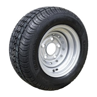 pneumatico + ruota 195/50 B10 (18x8.00-10) 6JAx10H2 ET-4 66,5/112/5 metallo S-6502 argento grigio