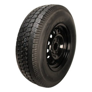 Komplettrad 205 R14C 5½Jx14H2 ET30 66,5/112/5 Stahl Maxmiler Pro Schwarz
