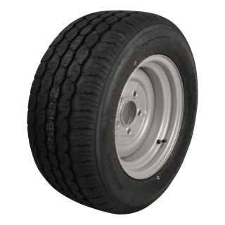 pneu + roue 225/55 R12C 7.00Ix12H2 ET10 66,5/112/5 métal Trailermaxx CR-966 gris argent
