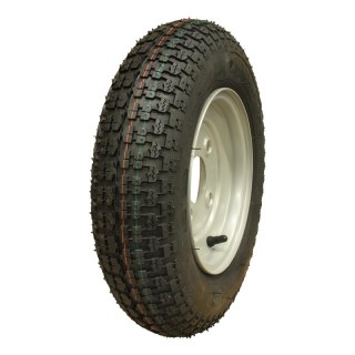 pneu + roue 3.50-8 2.50Ax8H2 ET-2 60/100/4 métal V-9128 gris argent