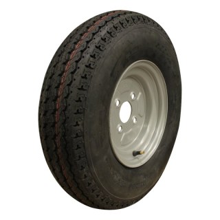 pneu + roue 5.00-10 3.50Bx10H2 ET-2.1 60/100/4 métal KT-715 gris argent