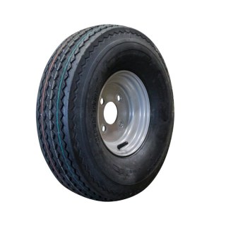 Komplettrad 5.70/5.00-8 3.00Dx8 ET0 60/100/4 Stahl KT-701 Silbergrau