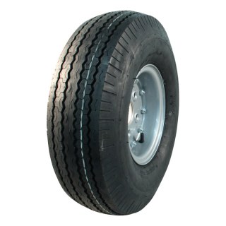 pneu + roue 6.00-9 4.00E-9 ET0 67/112/5 métal gris