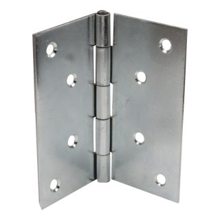 charnière, angle droit avec goupille 100 x 100mm
