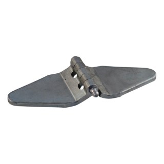 charnière papillon avec graisseur 50 x 160mm lame de charnière galvanisé