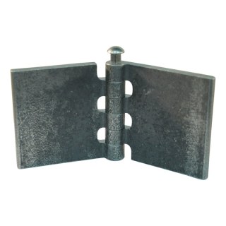 porte charnière droit avec goupille d'inox 60 x 60mm lame de charnière brut démontable
