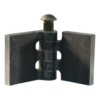 porte charnière droit avec goupille d'acier 40 x 40mm lame de charnière brut démontable