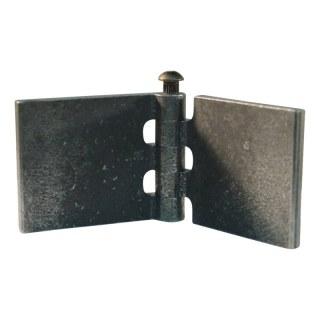 porte charnière droit avec goupille d'acier 50 x 60mm lame de charnière brut démontable
