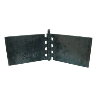 porte charnière droit avec goupille d'acier 80 x 120mm lame de charnière brut