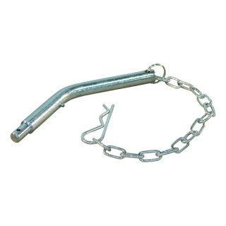 pièce de jeu de rotules articulées pour remorque tribenne goupille de verrouillage Ø16 / Ø 12mm inclu chaîne