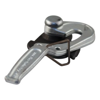 fixation d'angle avec ressort de sécurité en inox gauche