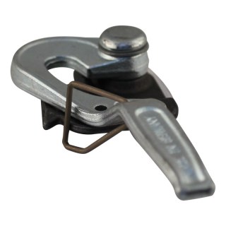 fixation d'angle avec ressort de sécurité en inox droit