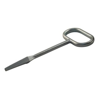 clé pour serrure de coffre à pneus zingué
