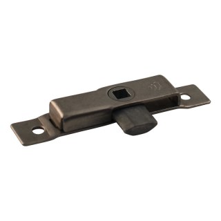 Serrure de coffre à pneus double face inox 105mm 19mm