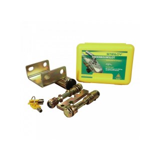 verrou de tête d'attelage montage fixe 3000 kg M14 + clapet court SCM 2x M14 horizontaux + 1x M12 vertical