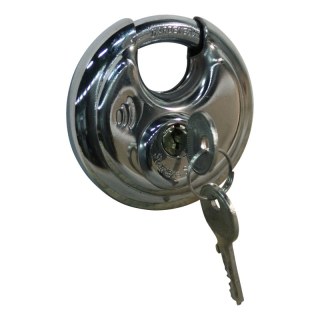 Cadenas disque inox Ø70, coulissante