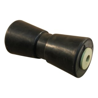 rouleau de quille caoutchouc noir Ø85mm 194mm Ø17,5