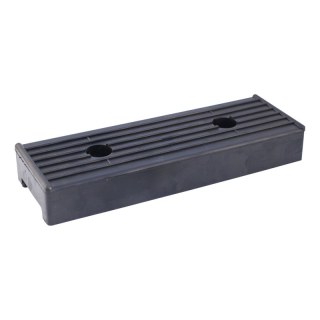 bateau coussin caoutchouc noir 300x101x43mm