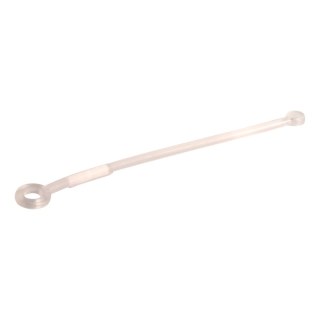 cordon de sûreté 200mm PVC , transparent avec 2 joints toriques