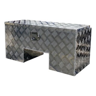 caisse à outils aluminium lxbxh 818x361x400mm serrure de coffre