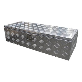 caisse à outils aluminium lxbxh 900x380x230mm serrure de coffre