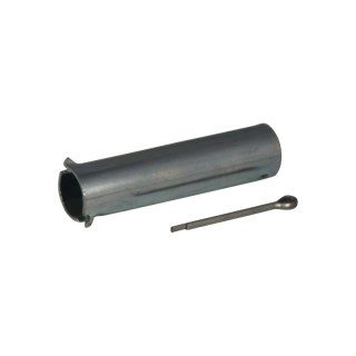 entrtoise de moyeu+goupille fendue de roue jockey Ø20mm 84mm zingué