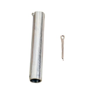 entretoise de roue jockey Ø20mm 126mm zingué