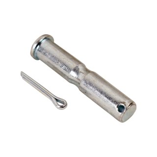 axe avec goupille Ø20mm pivotement de roue jockey pliable 84mm zingué