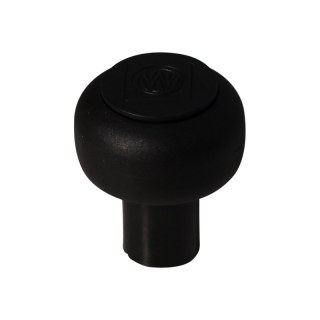 Bouton roue jockey Ø48 en Ø60 se compose de 4 parties, bouton, couvercle, anneau, rondelle starlock