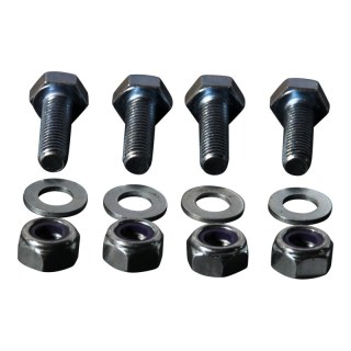 kit de montage pince de roue avant & treuil manuel boulon hexagonal M10x30mm galvanisé
