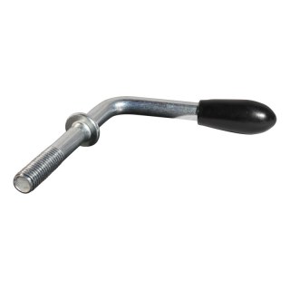 poignée sabot de denver pour roue jockey Ø48 en Ø35 M12x130-70mm