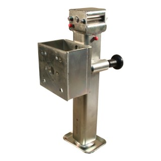 Pied béquille basculante D85 avec clé de hexagone 19mm ⧄60 1300kg zingué 255mm 416mm
