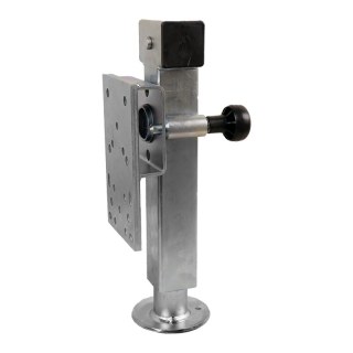 Pied béquille basculante SF60-DSA- SW19 universel avec montage étendu ⧄60 ⧄60mm 1300kg zingué 430mm