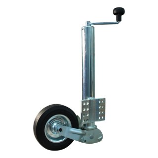 roue jockey escamotable Ø60mm 200x60mm jante en acier
