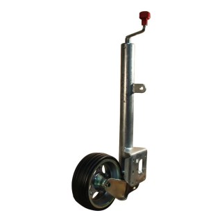 Stützrad automatisch klappbar Ø60x4mm 230x80mm Stahlrad