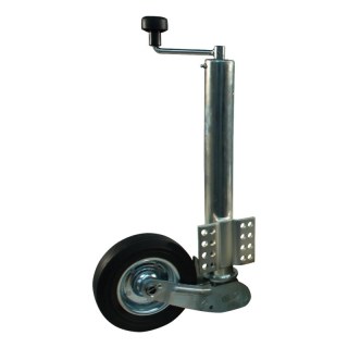 ruota jockey retrattile Ø60mm Ø200x60mm zincato