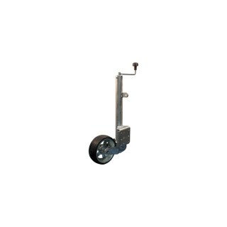 roue jockey escamotable Ø60mm Ø230x80mm jante en acier