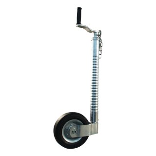 roue jockey renforcée à gorges Ø48mm 205x55mm jante en acier approprié pour Ifor Williams