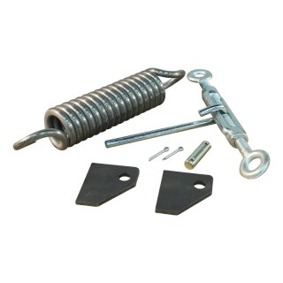 plume triangulaire Type GHE, (Trek) Grau, mechanisch, verend, verzinkt