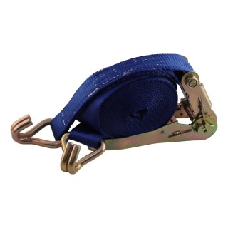 sangle d'arrimage, double, avec cliquet et double point boucle 50mm 5000mm polyester
