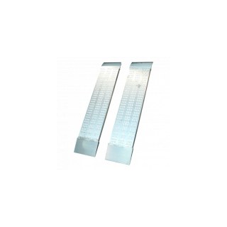 jeu de rampes droites aluminium 2000mm x 315mm support de rampe (L normal)