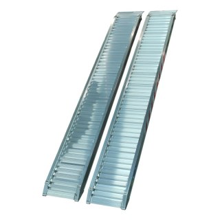 jeu de rampes droites aluminium 2500mm x 300mm support de rampe (L normal)