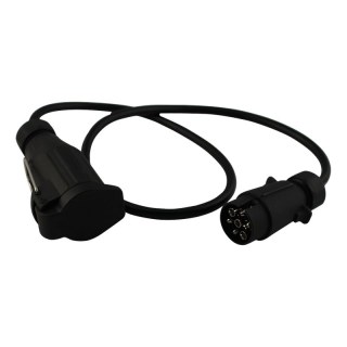 câble adaptateur voiture 7 pôle - remorque à 13 pôle (système Jäger) 90cm