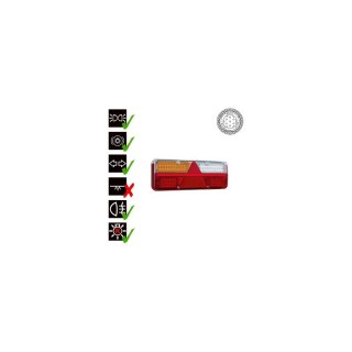 feu arrière LED connecteur AMP 7 PIN gauche 9/36V Lavaflow